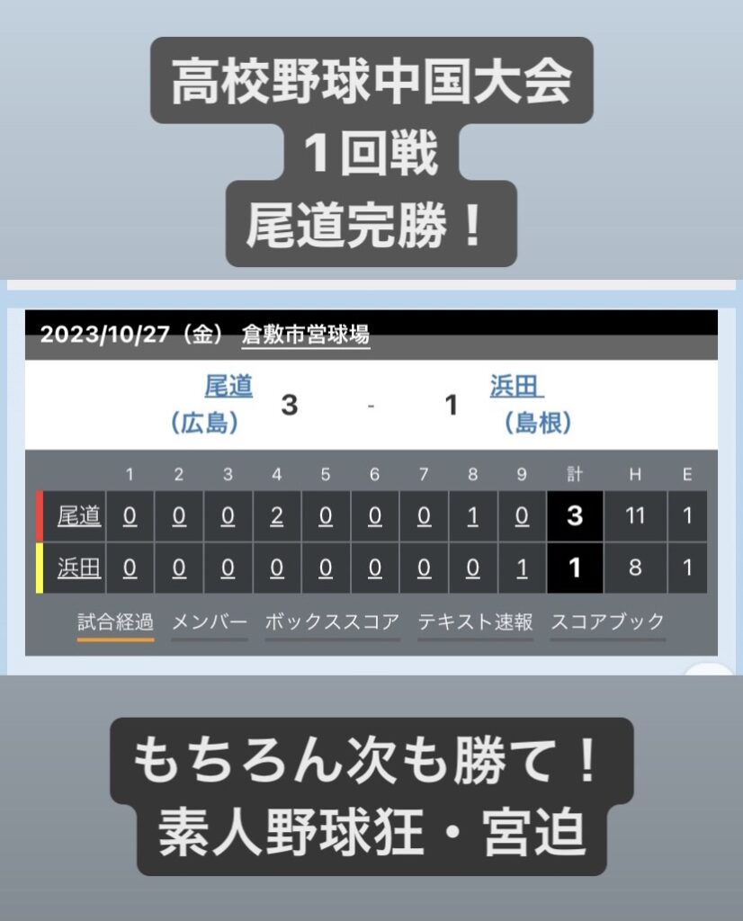 第141回秋季中国地区高等学校野球大会